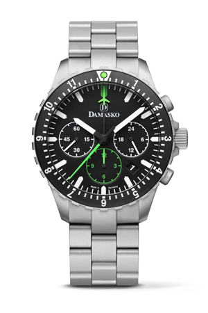 Damasko DC86 Green with Bracelet Chronograph Watch