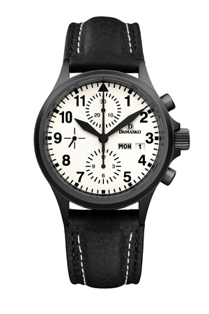 Damasko DC57 Black Automatic Chronograph Watch