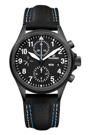 Damasko DC58 Black Automatic Chronograph Watch