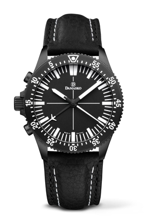 Damasko DC80 Left Handed Version Black Automatic Chronograph Watch