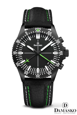 Damasko DC82 Green Black Automatic Chronograph Watch
