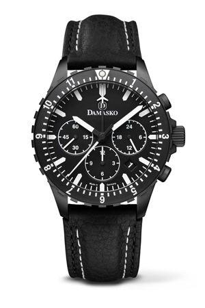 Damasko DC86 Black Chronograph Watch