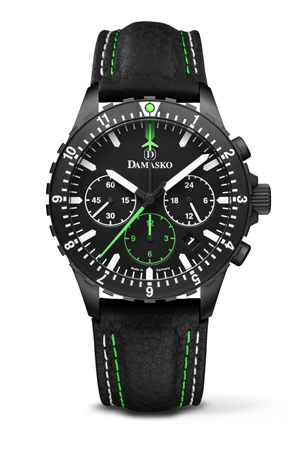 Damasko DC86 Green Black Chronograph Watch