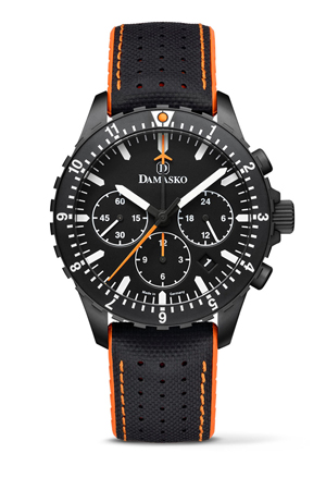 Damasko DC86 Orange Black Chronograph Watch